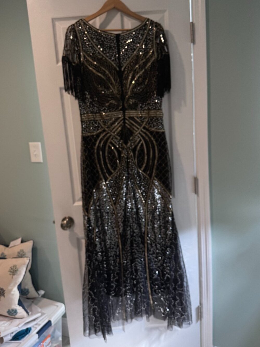 Gorgeous Beaded 1920s Party Dress - Picture 2 of 2